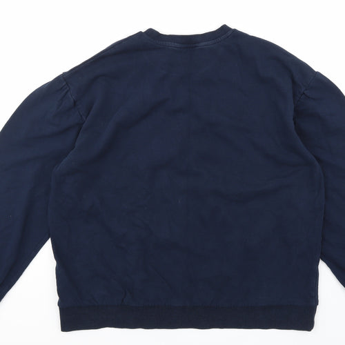 F&F Womens Blue  Jersey Pullover Sweatshirt Size 18  - Everything has beauty