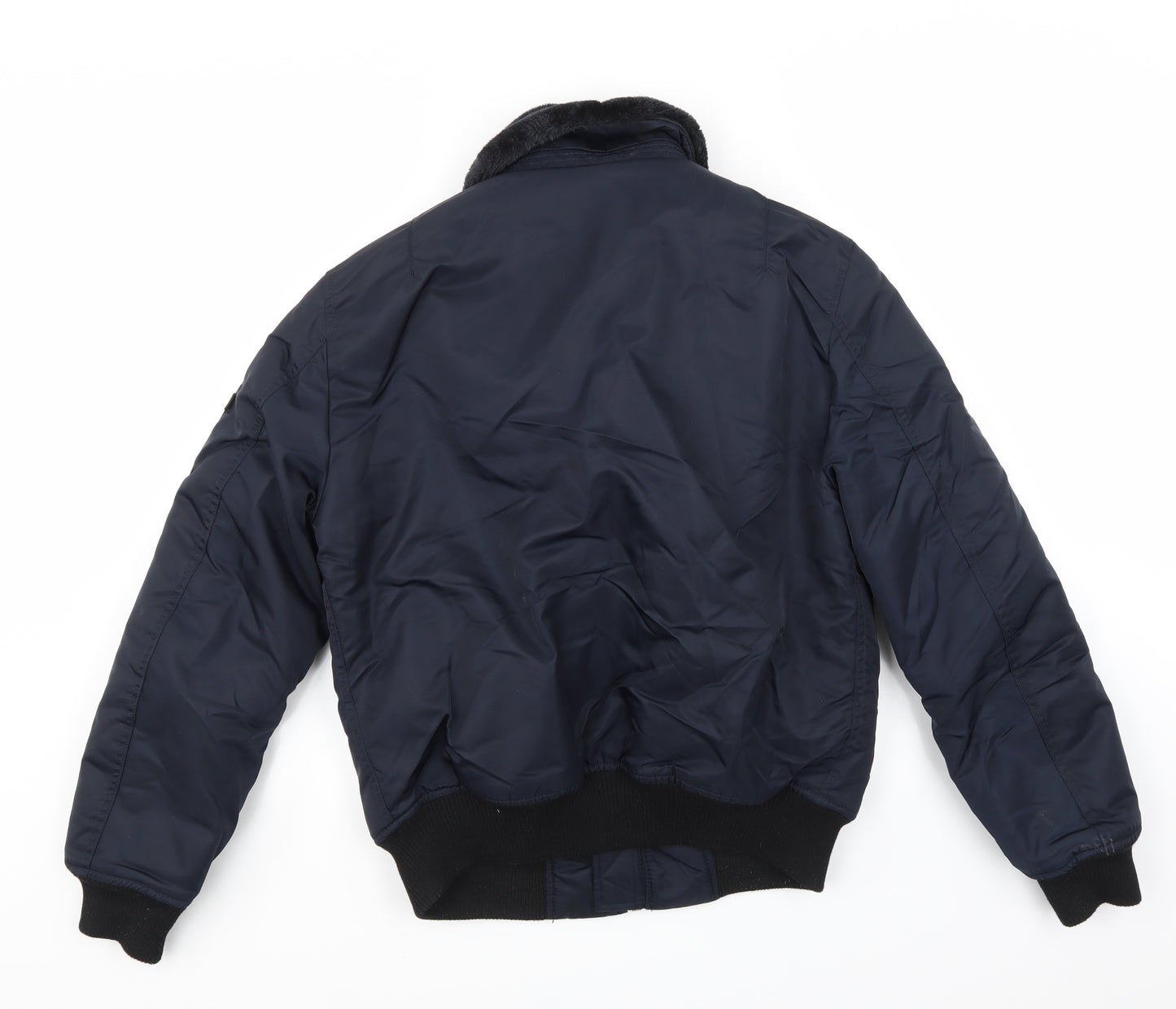 GOV Denim Mens Blue   Bomber Jacket Jacket Size S