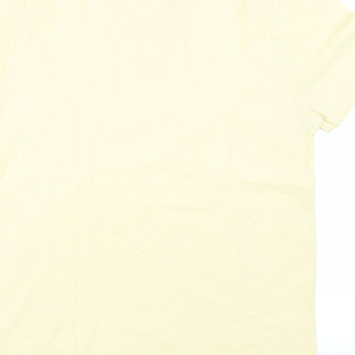 Topman Mens Yellow  Jersey  Polo Size L