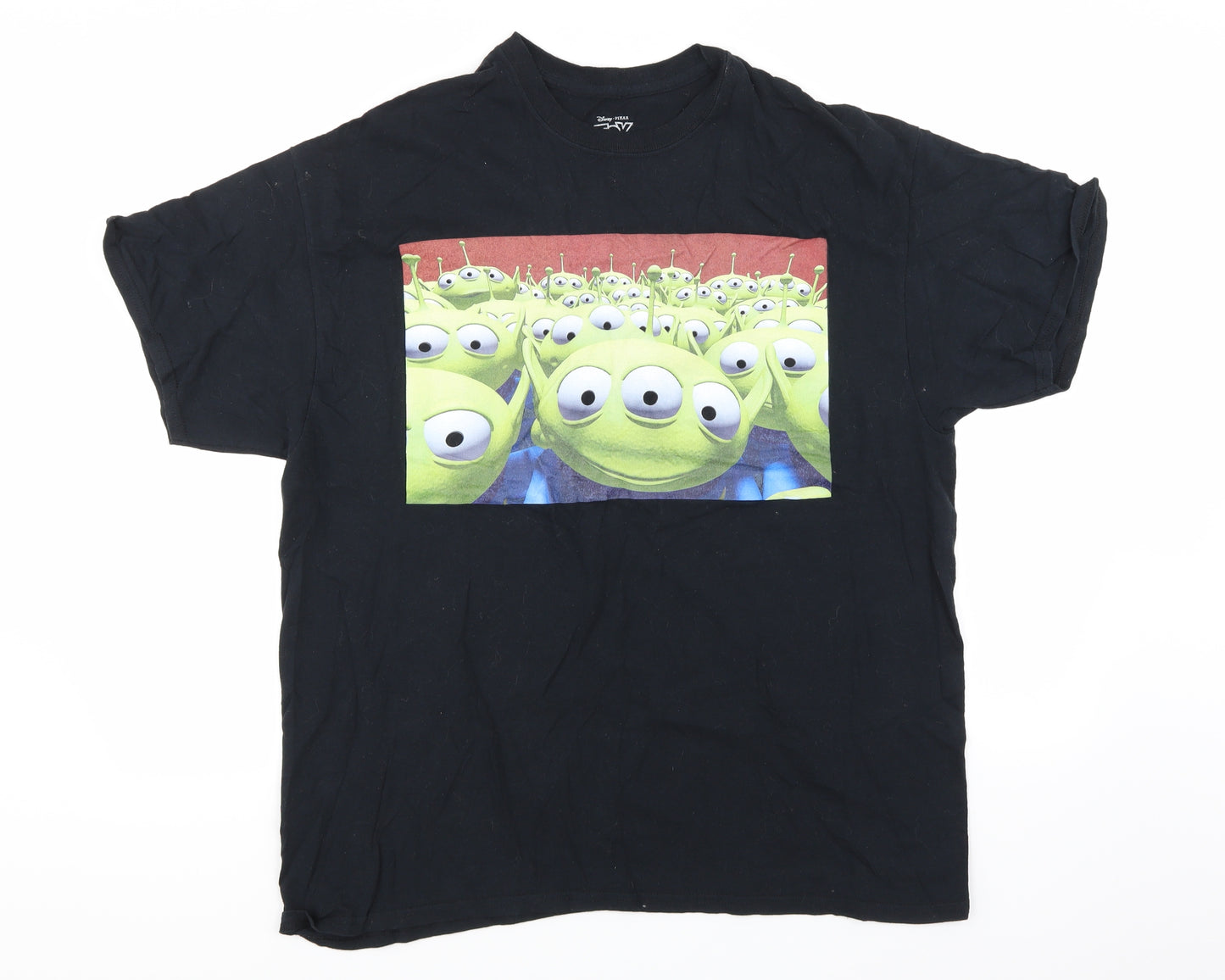 Disney Mens Black  Jersey  T-Shirt Size XL  - Toy Story
