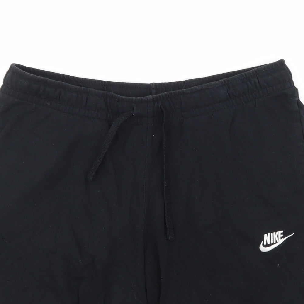 Nike Mens Black  Jersey Sweat Shorts Size M