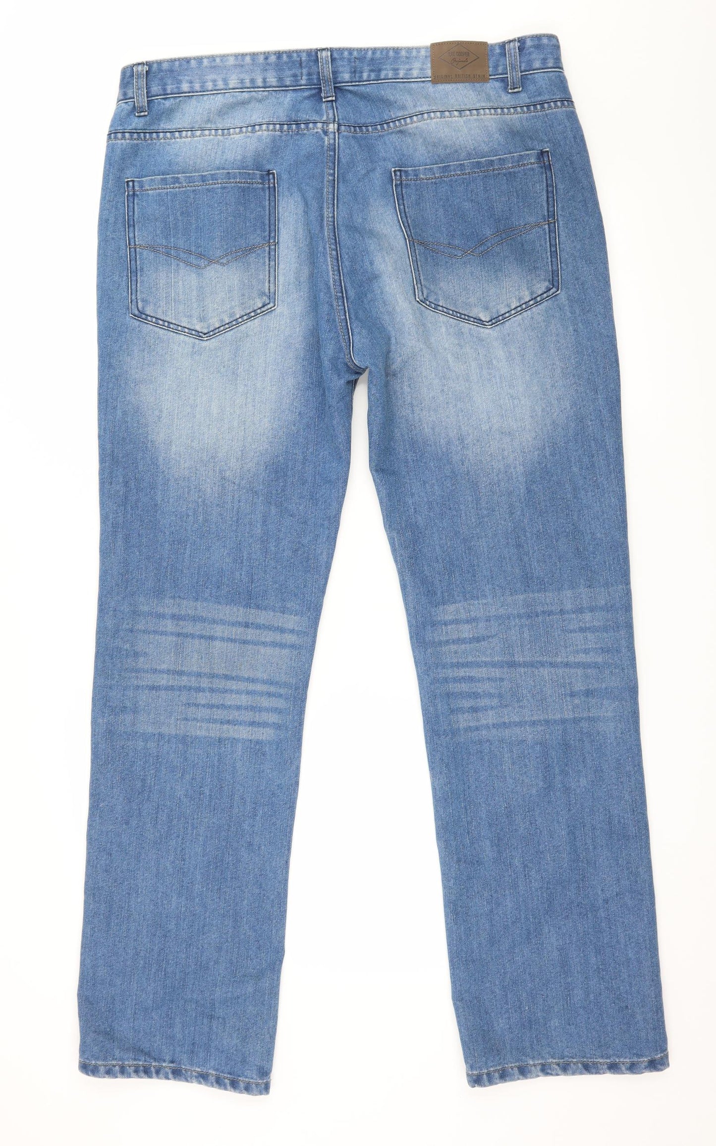 Lee Cooper Mens Blue  Denim Straight Jeans Size 36 in L32 in