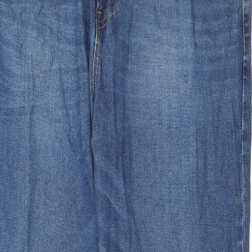 Studio Denim  Womens Blue  Denim Straight Jeans Size 36 in L30 in