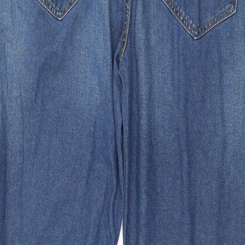 Studio Denim  Womens Blue  Denim Straight Jeans Size 36 in L30 in
