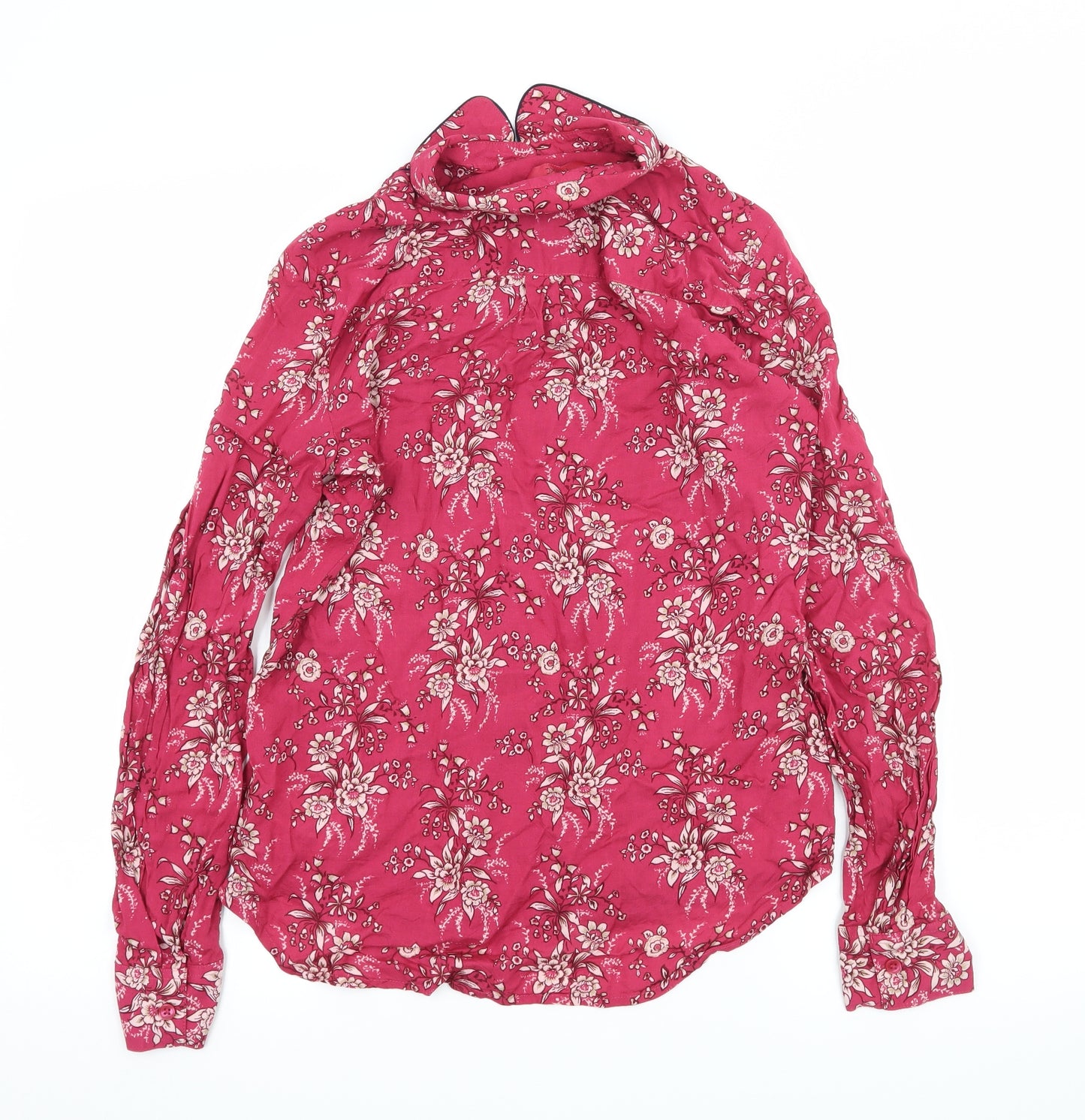 NEXT Womens Pink Floral  Basic Blouse Size 6