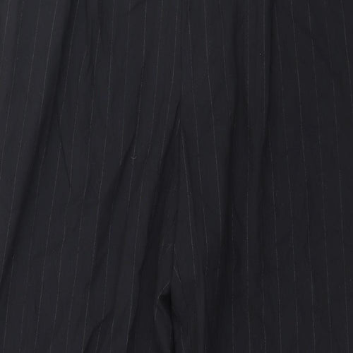 George Mens Black Striped  Trousers  Size 36 in L31 in