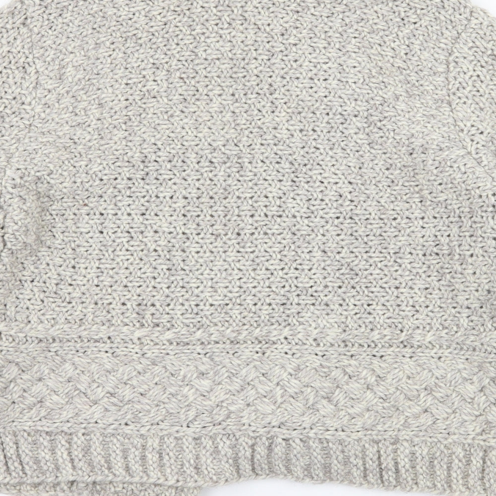 Marks and Spencer Womens Grey  Knit Cardigan Jumper Size 14