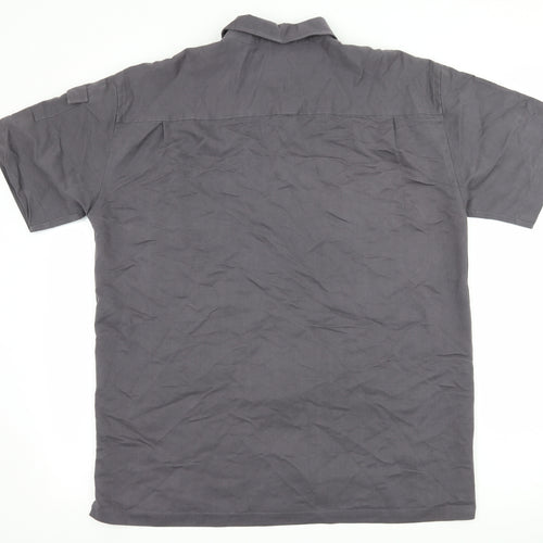 Ciro Citterio Mens Grey    Button-Up Size L