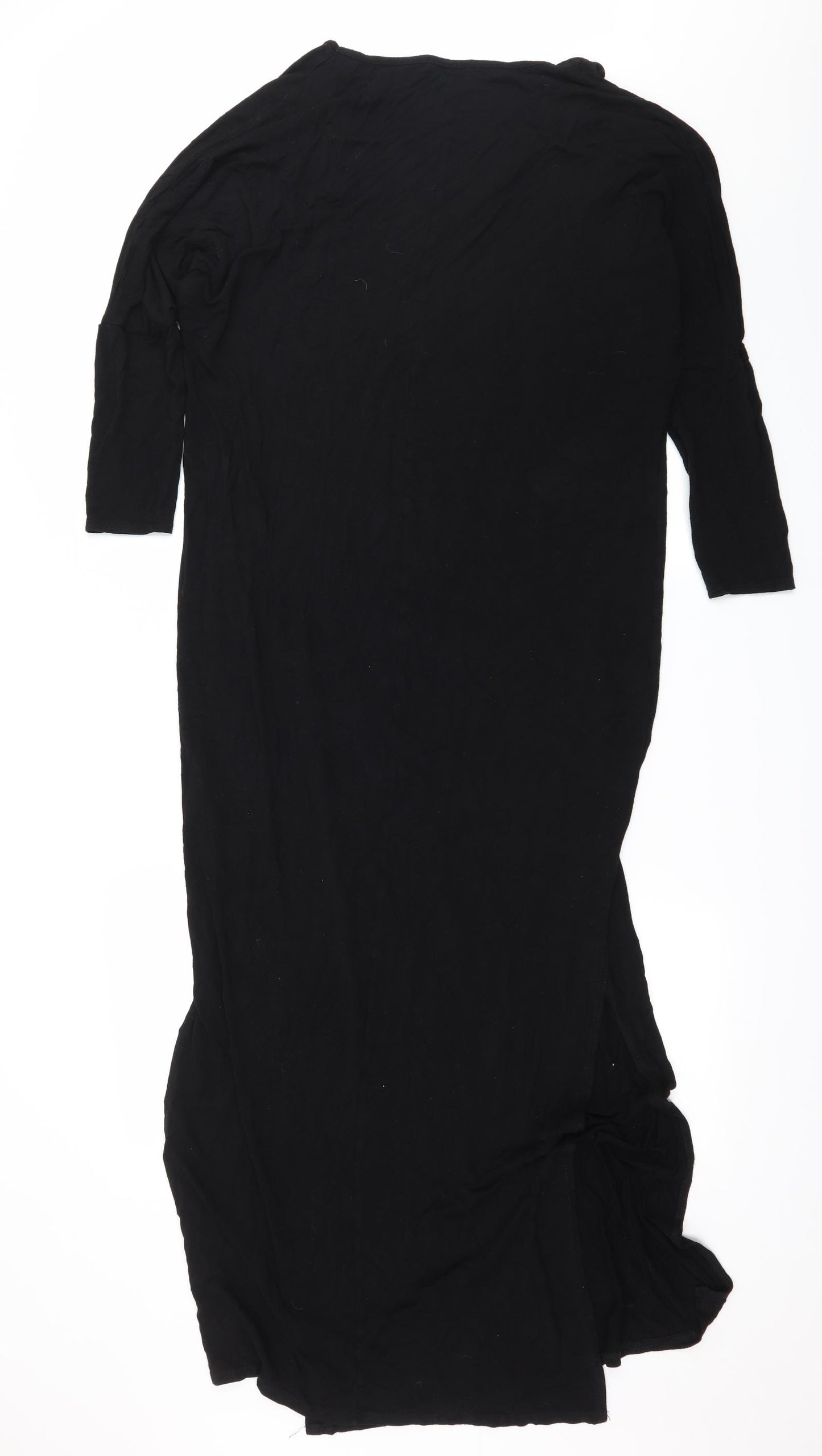 Boohoo Womens Black  Jersey A-Line  Size 10