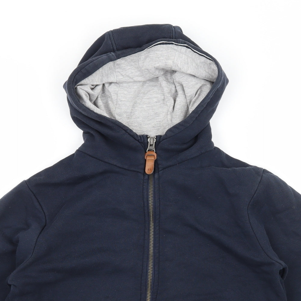NEXT Boys Blue  Jersey Full Zip Hoodie Size 8 Years