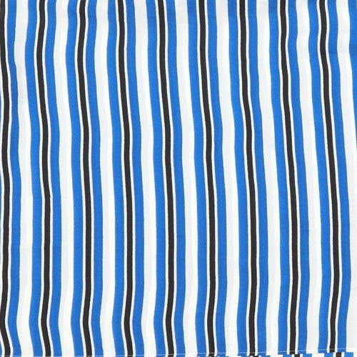 Marks and Spencer Womens Blue Striped  Basic Blouse Size 12