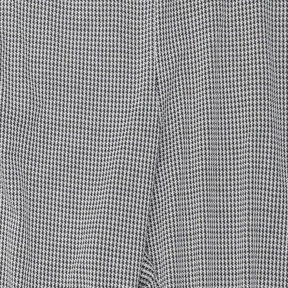 Priamrk Womens Grey Houndstooth  Trousers  Size 20 L26 in