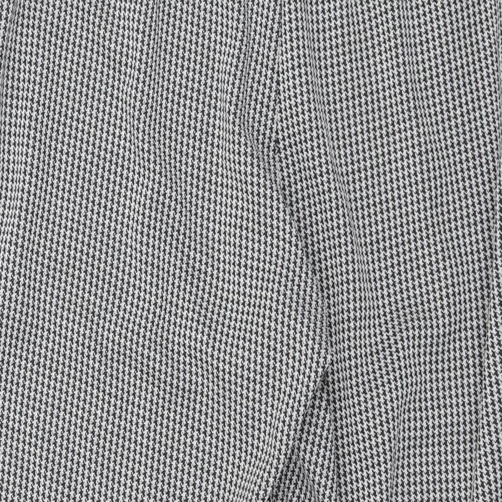 Priamrk Womens Grey Houndstooth  Trousers  Size 20 L26 in