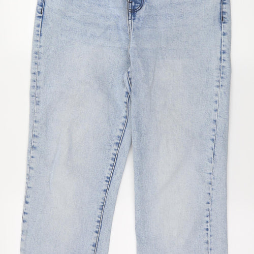 George Womens Blue  Denim Straight Jeans Size 12 L24 in