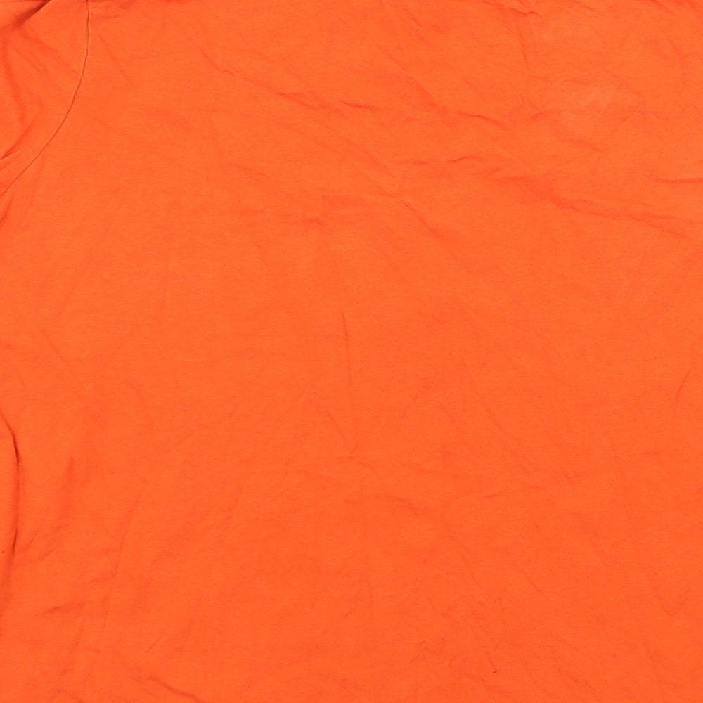 Primark Womens Orange  Jersey Basic T-Shirt Size 12  - Do Everything with love