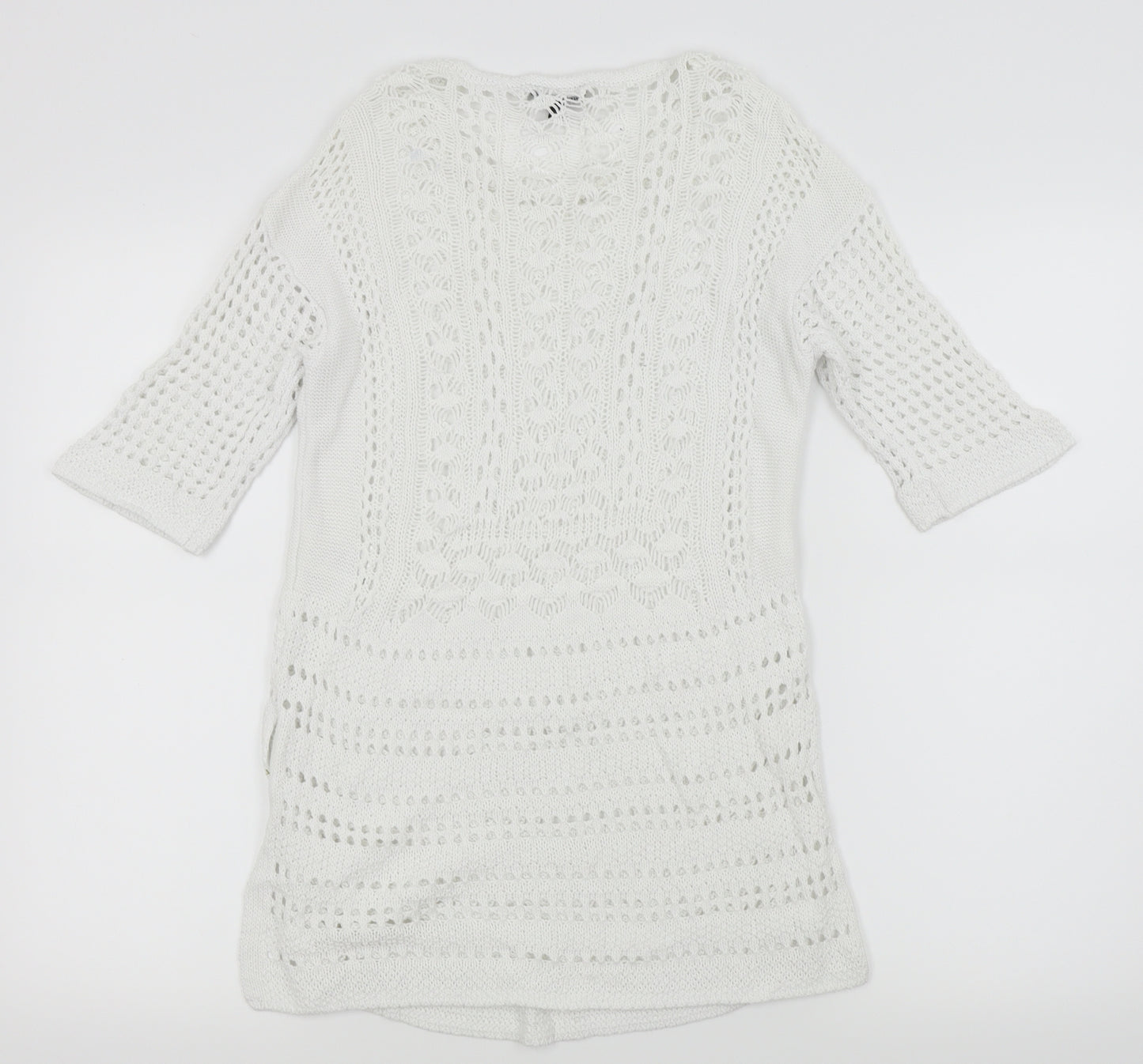 Warehouse Womens White   Pullover Jumper Size 6