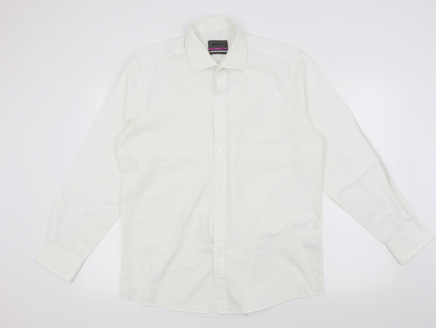 Burton Mens White    Dress Shirt Size 41