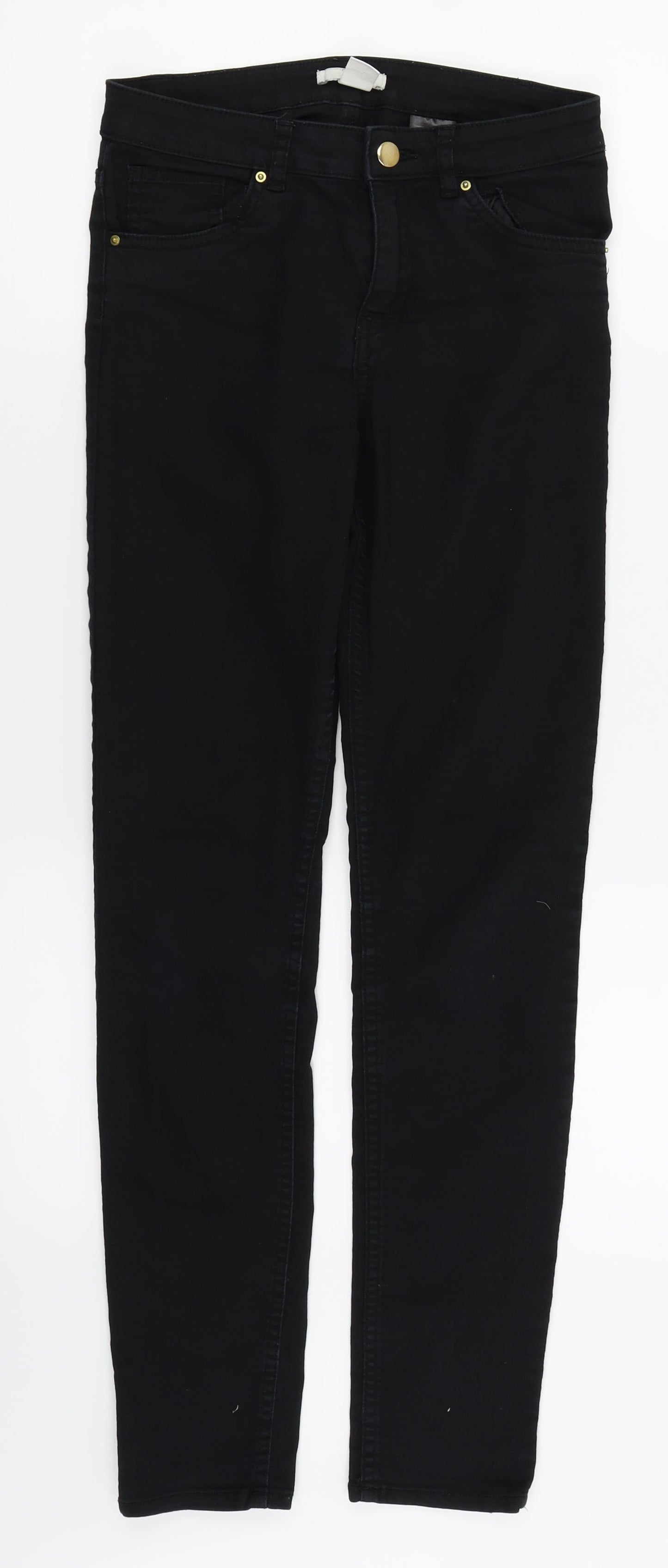 H&M Womens Black   Skinny Jeans Size 6 L28 in