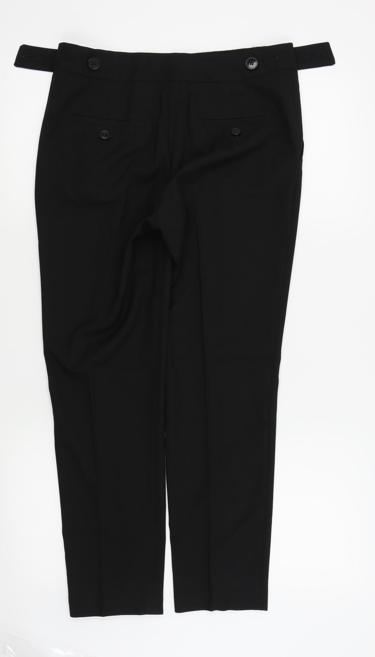 NEXT Womens Black   Trousers  Size 8 L25 in