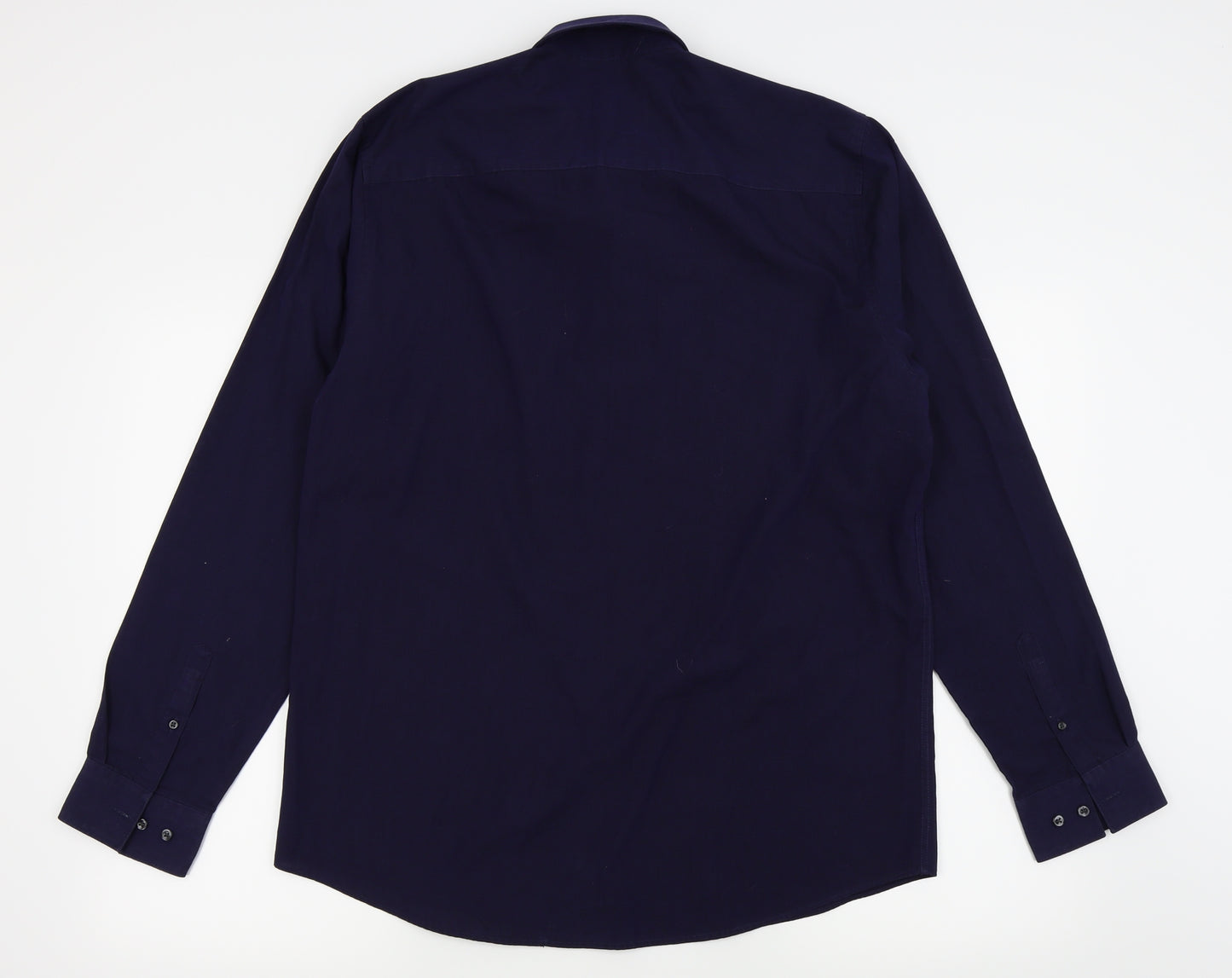 F&F Mens Blue    Dress Shirt Size 16