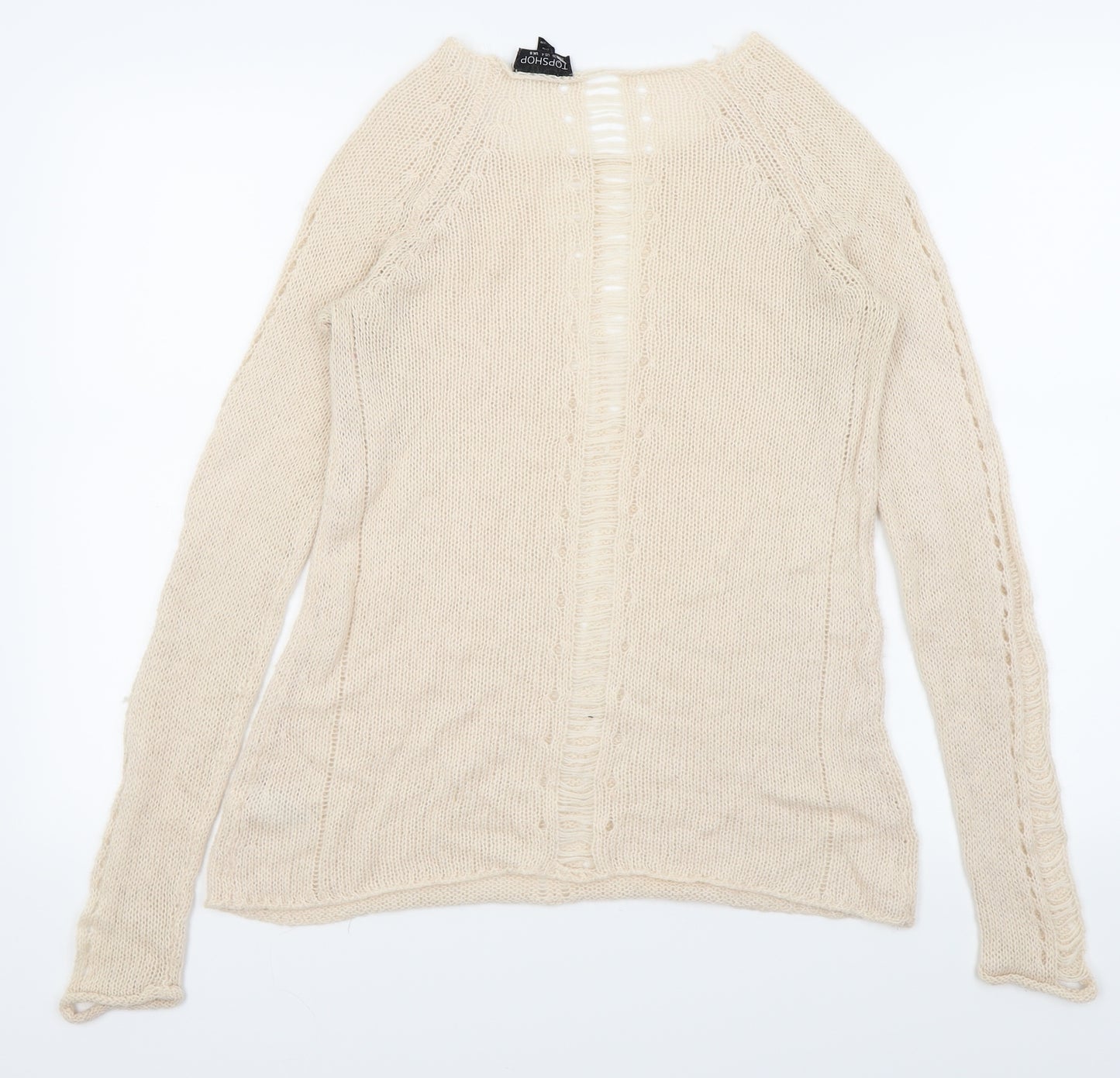 Topshop Womens Pink   Pullover Jumper Size 8