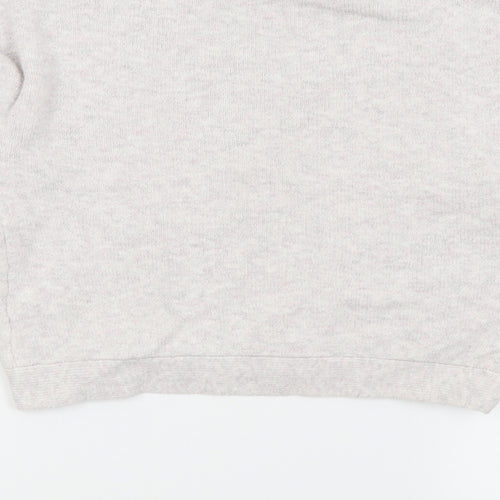 Shrinking Violet Womens White   Pullover Jumper Size S