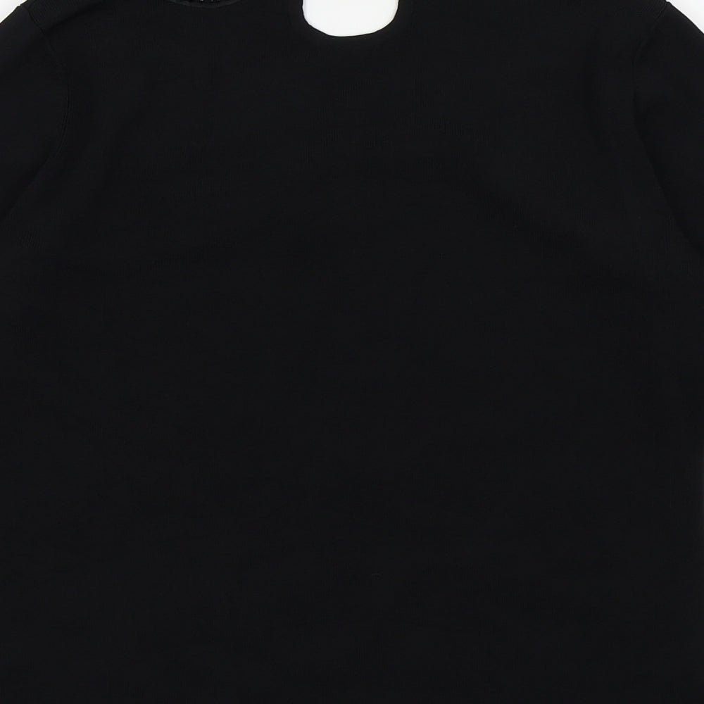 Sky Designs Womens Black   Basic T-Shirt Size 2