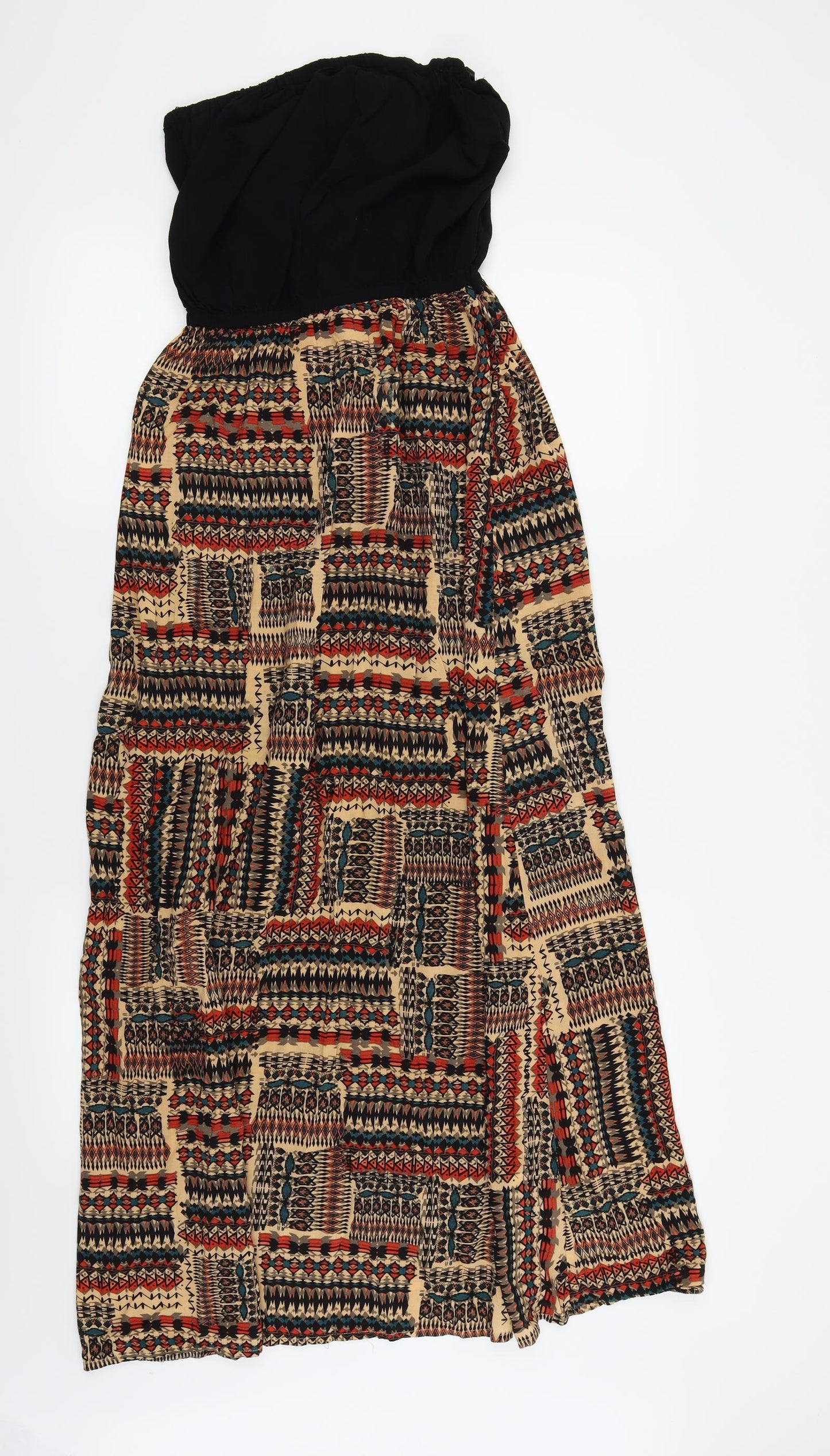 New Look Womens Multicoloured Geometric  Fit & Flare  Size 12