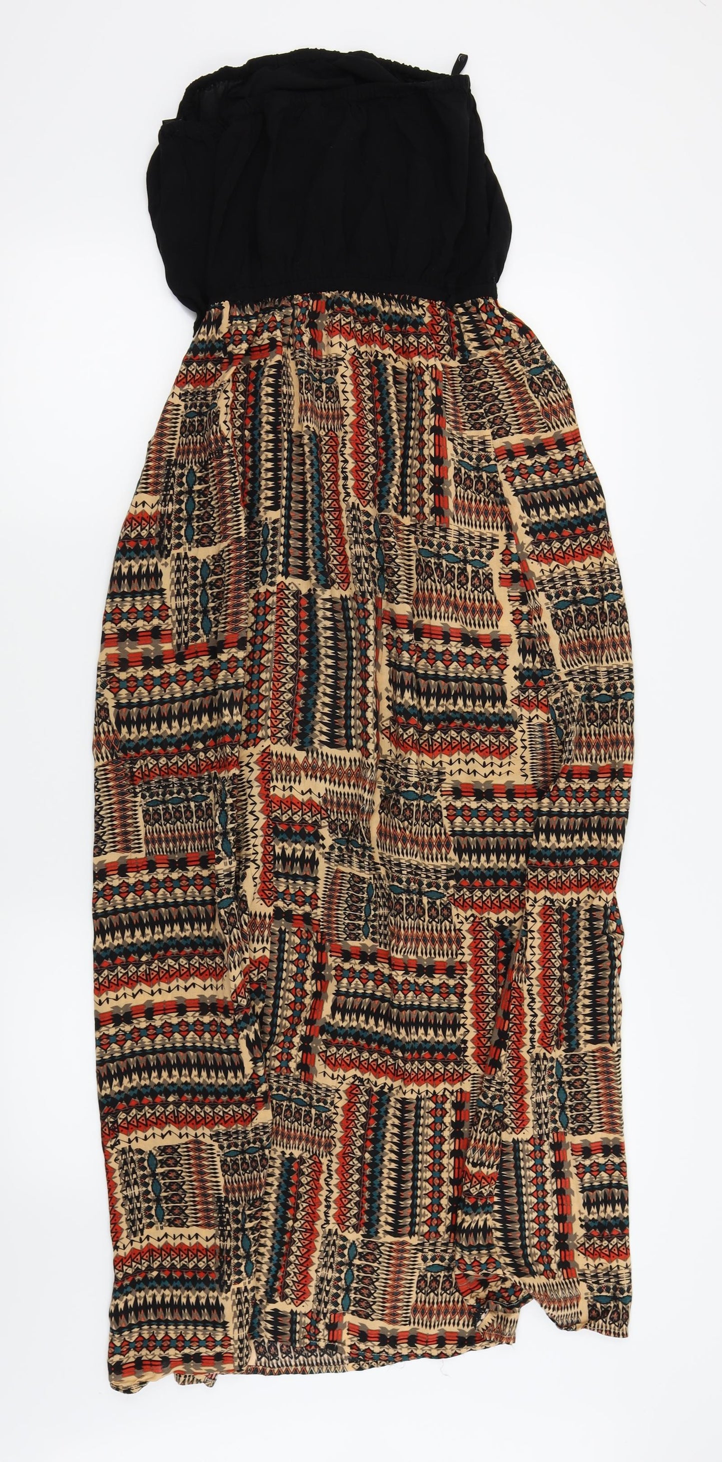 New Look Womens Multicoloured Geometric  Fit & Flare  Size 12