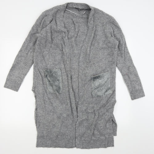 Primark Womens Grey   Cardigan Jumper Size 10