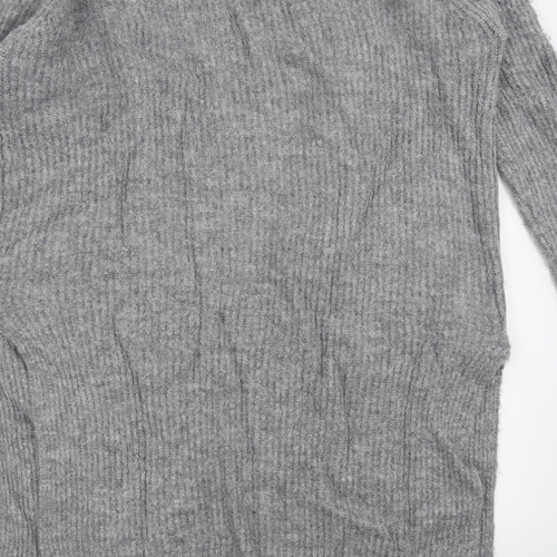 Primark Womens Grey   Cardigan Jumper Size 10