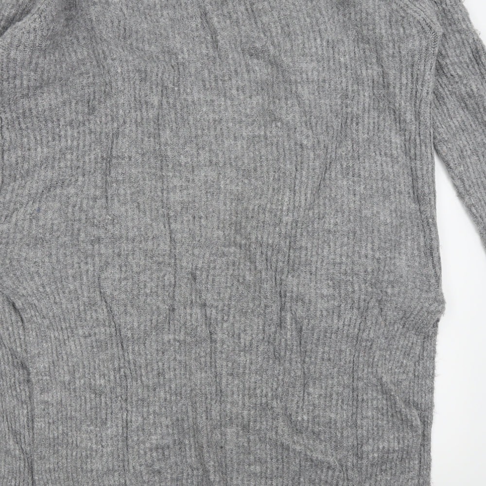 Primark Womens Grey   Cardigan Jumper Size 10