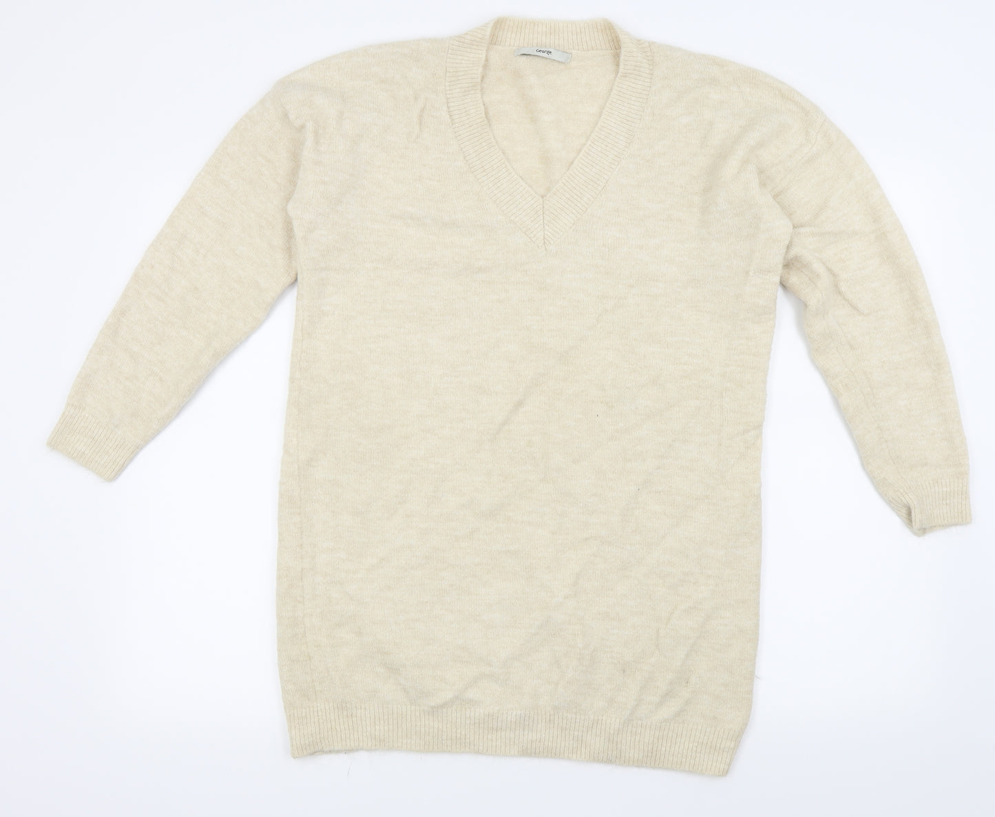 Asda George Womens Beige   Pullover Jumper Size M