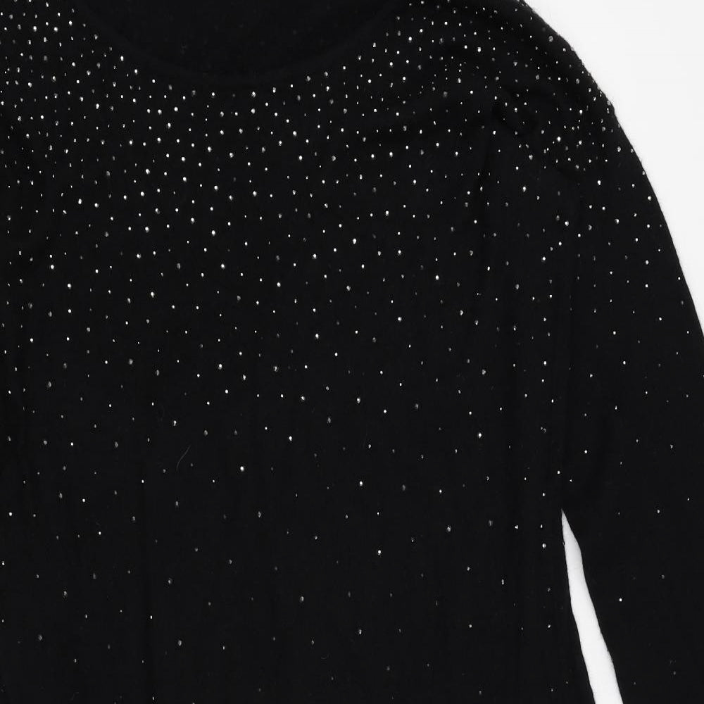 Monsoon Womens Black   Jumper Dress  Size L