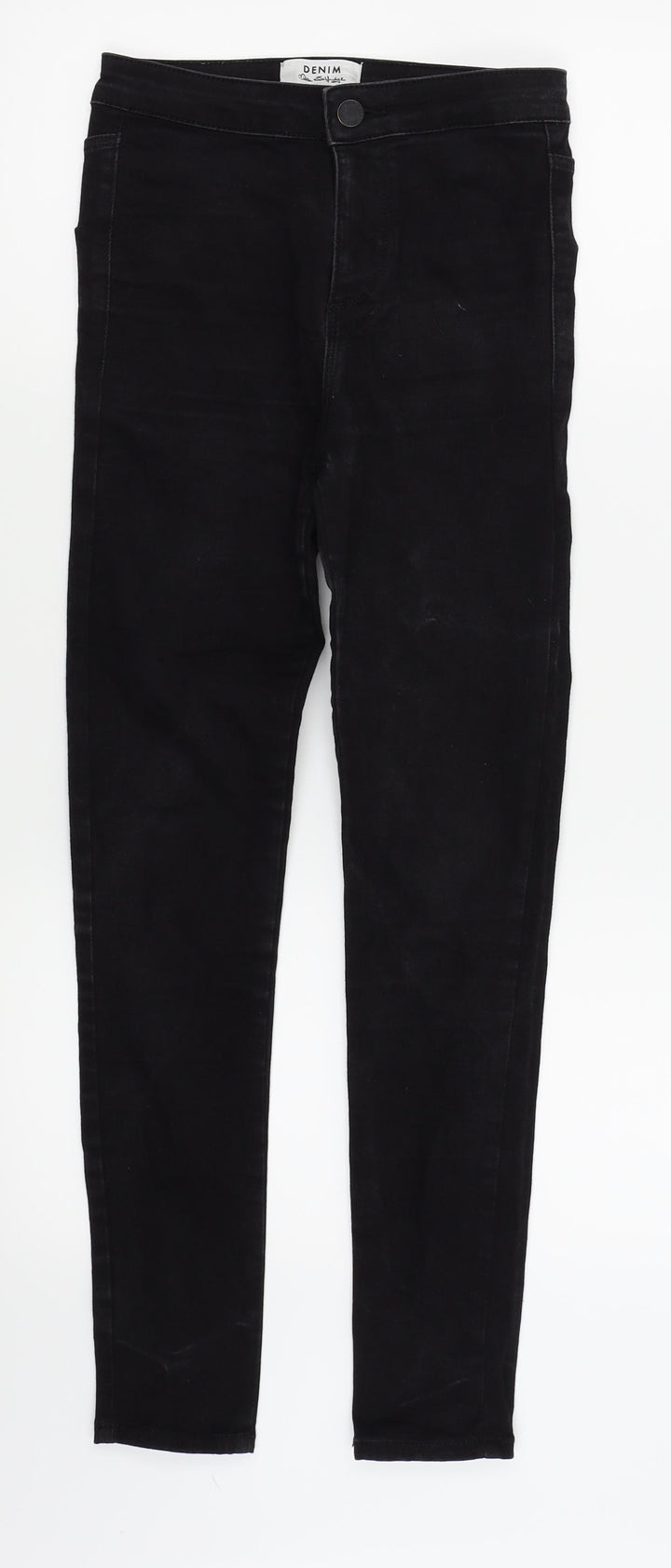 Miss Selfridge Womens Black Skinny Jeans Size 6 L26 in