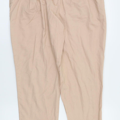 Primark Womens Beige   Trousers  Size 12 L25 in