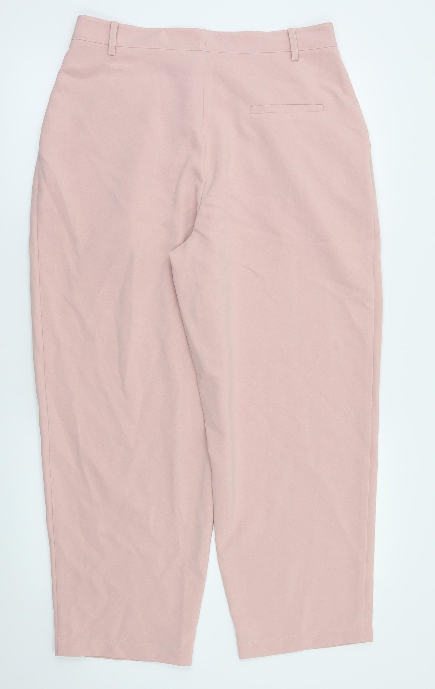 ASOS Womens Pink   Trousers  Size 12 L27 in