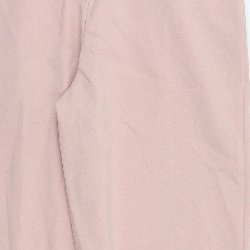 ASOS Womens Pink   Trousers  Size 12 L27 in