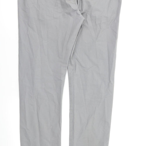 H&M Womens Grey   Trousers  Size 32 L32 in