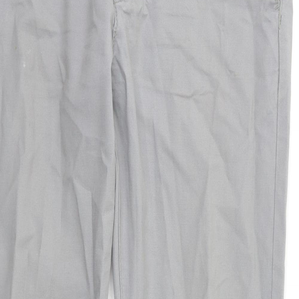 H&M Womens Grey   Trousers  Size 32 L32 in