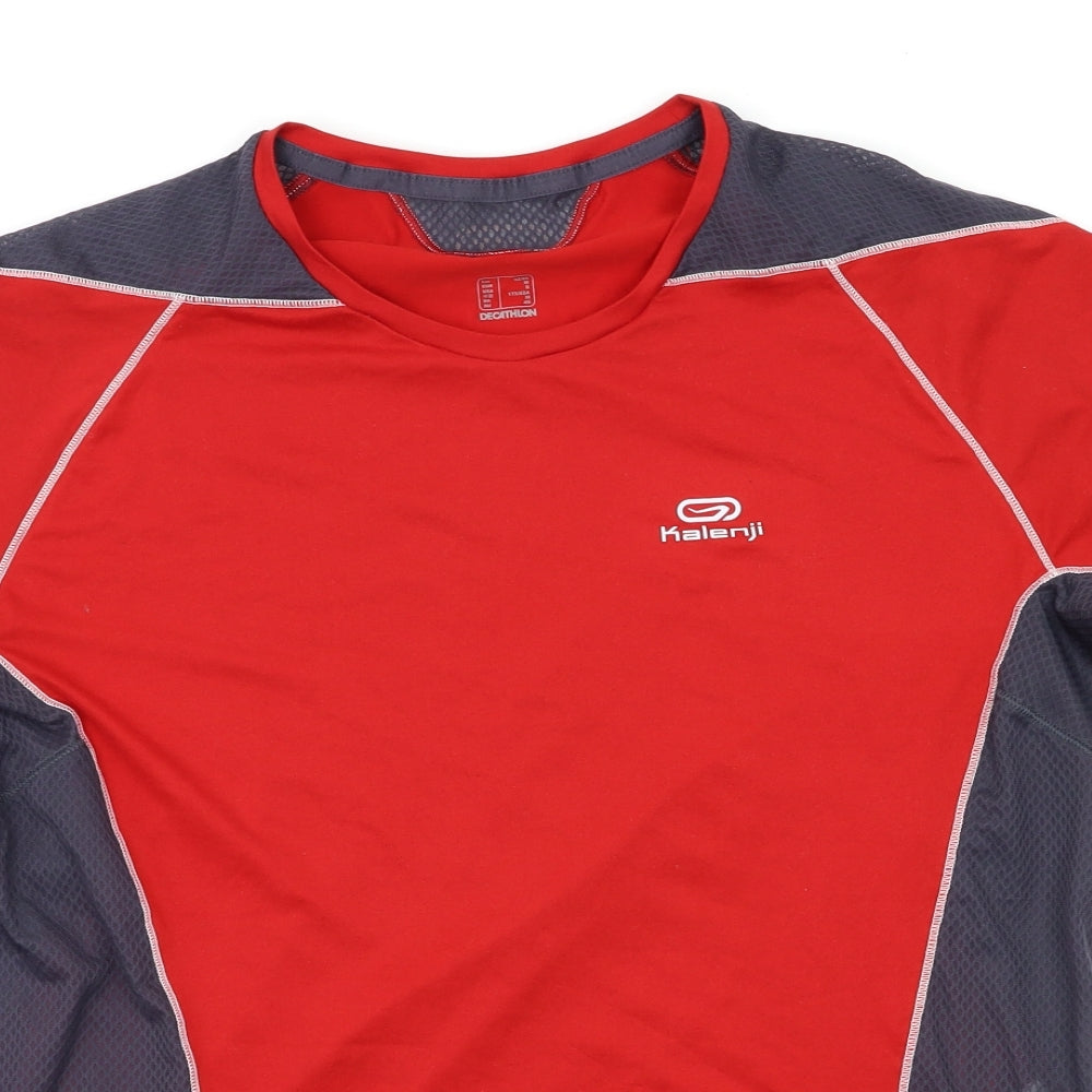 decathlon  Mens Red    T-Shirt Size M