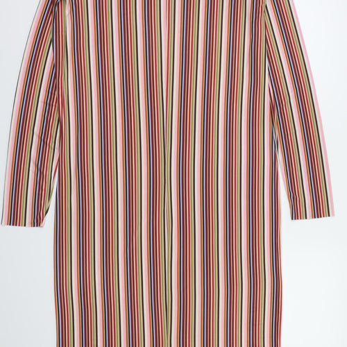 Zara Womens Multicoloured Striped  Fit & Flare  Size S