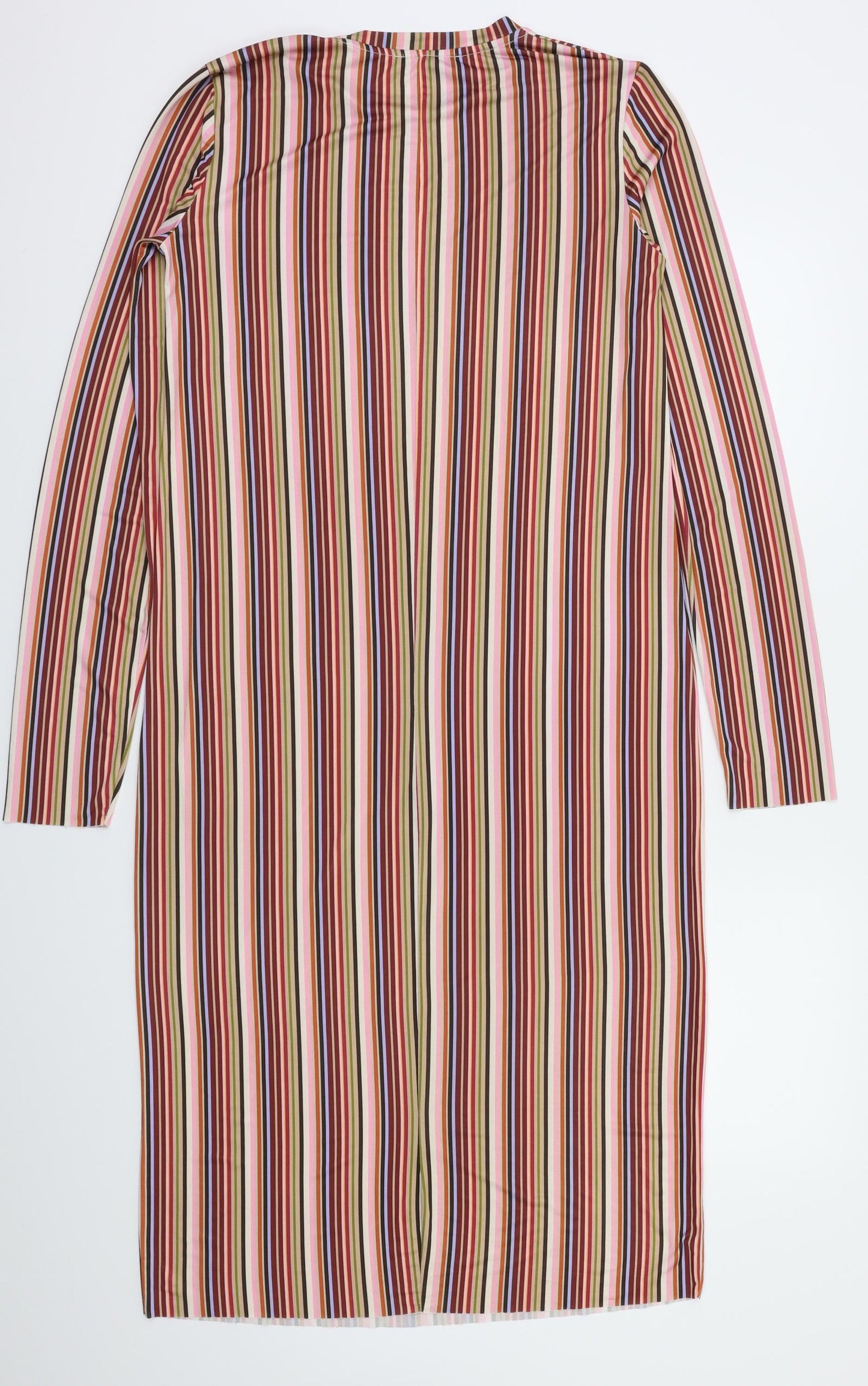 Zara Womens Multicoloured Striped  Fit & Flare  Size S