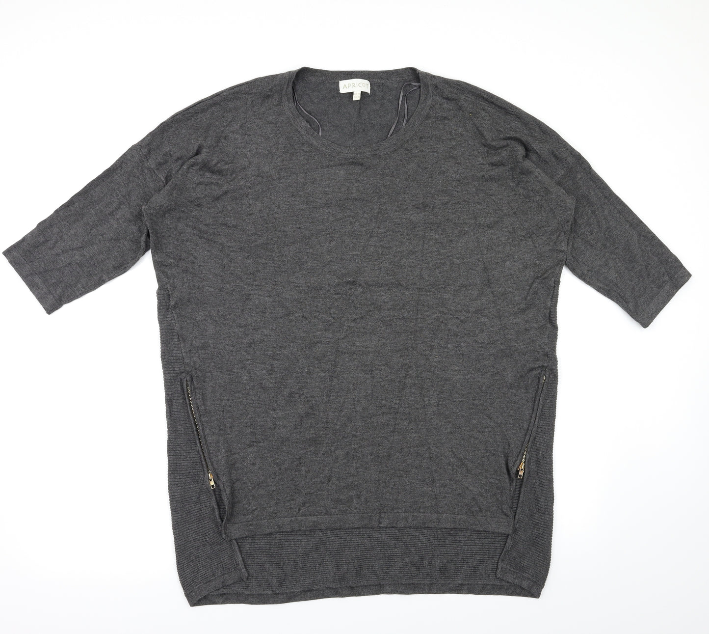 Apricot Womens Grey   Basic T-Shirt Size 14