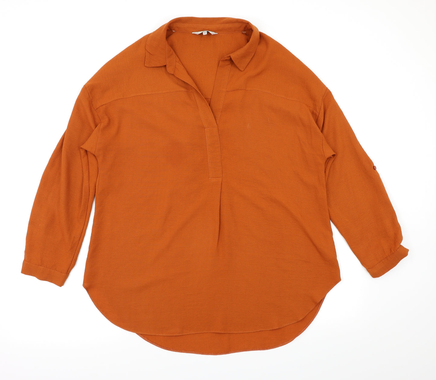 Nutmeg Womens Orange   Basic T-Shirt Size 14