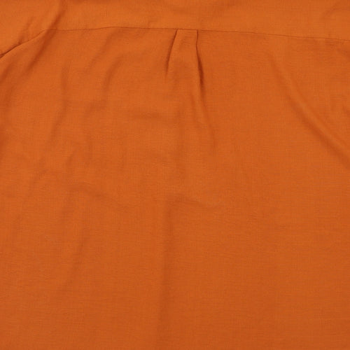 Nutmeg Womens Orange   Basic T-Shirt Size 14