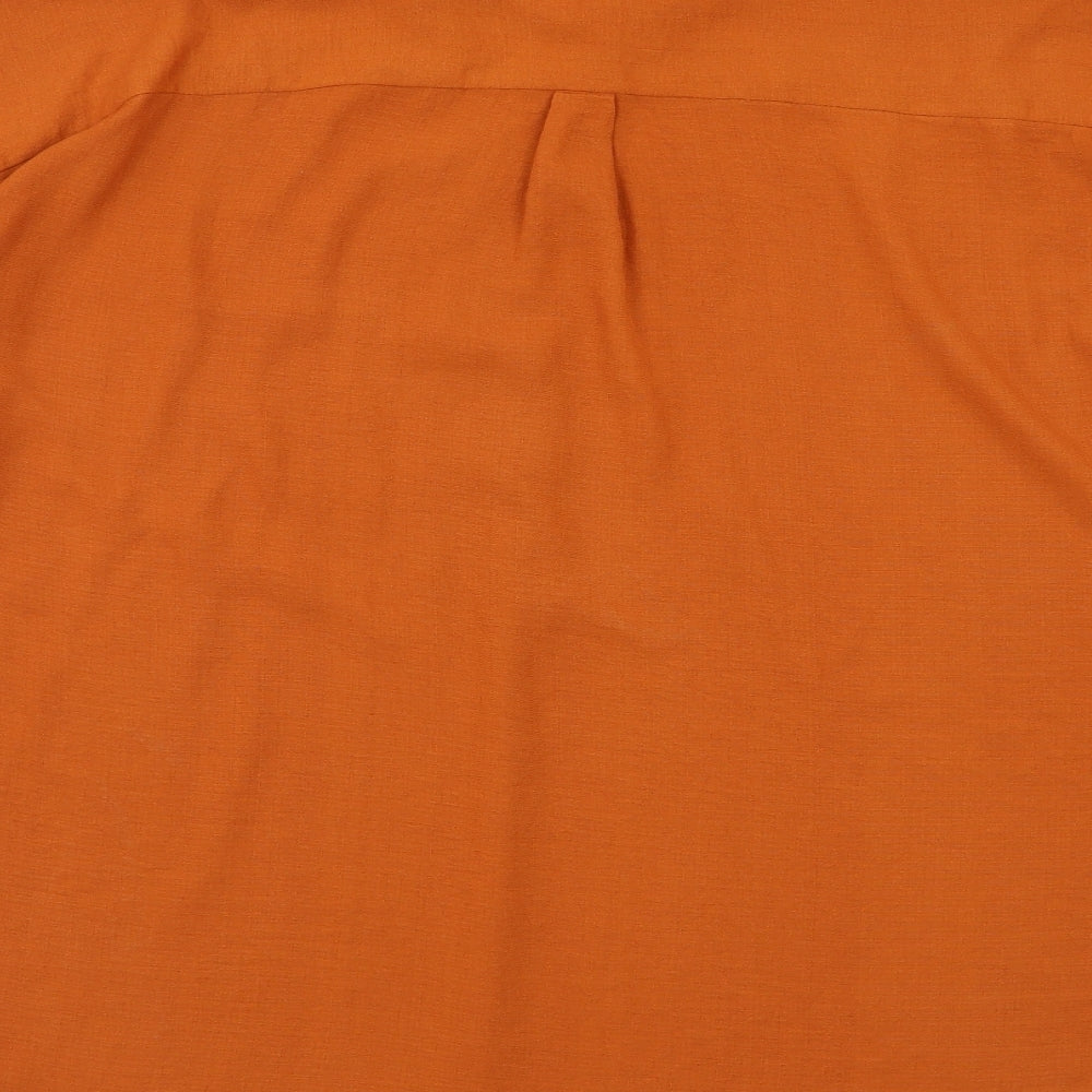 Nutmeg Womens Orange   Basic T-Shirt Size 14