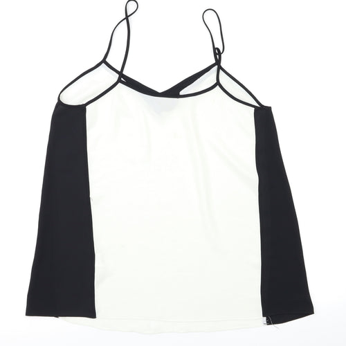 River Island Womens Black   Basic T-Shirt Size 10