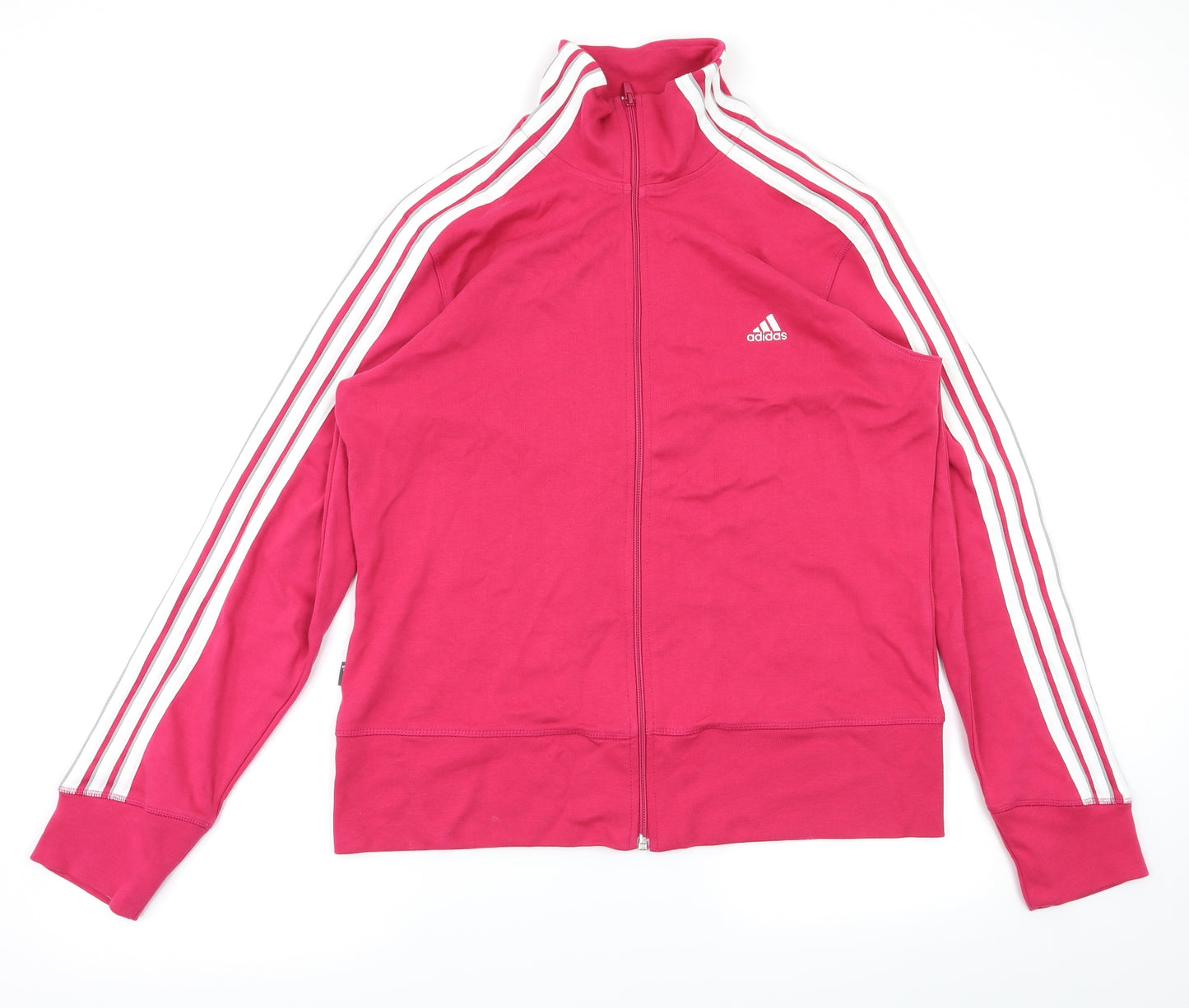 adidas Womens Pink   Full Zip Jumper Size 20