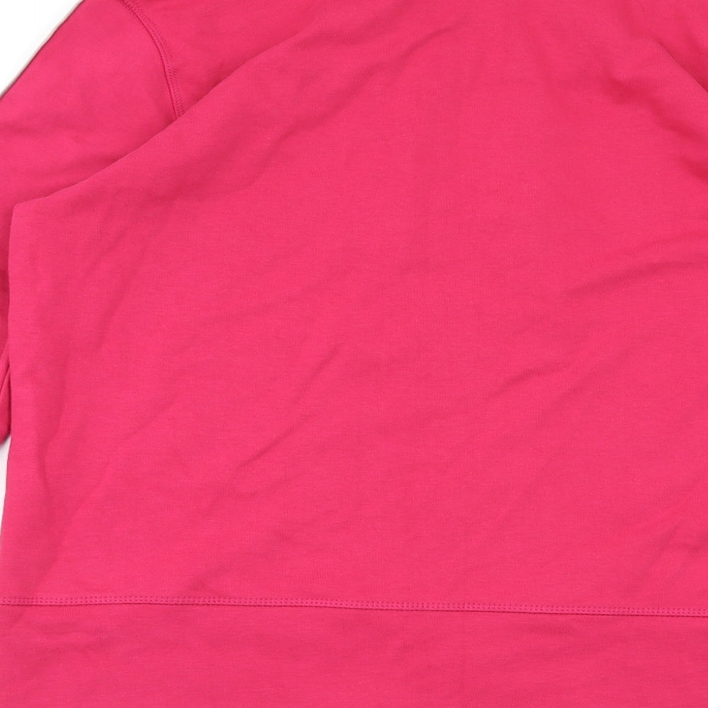 adidas Womens Pink   Full Zip Jumper Size 20